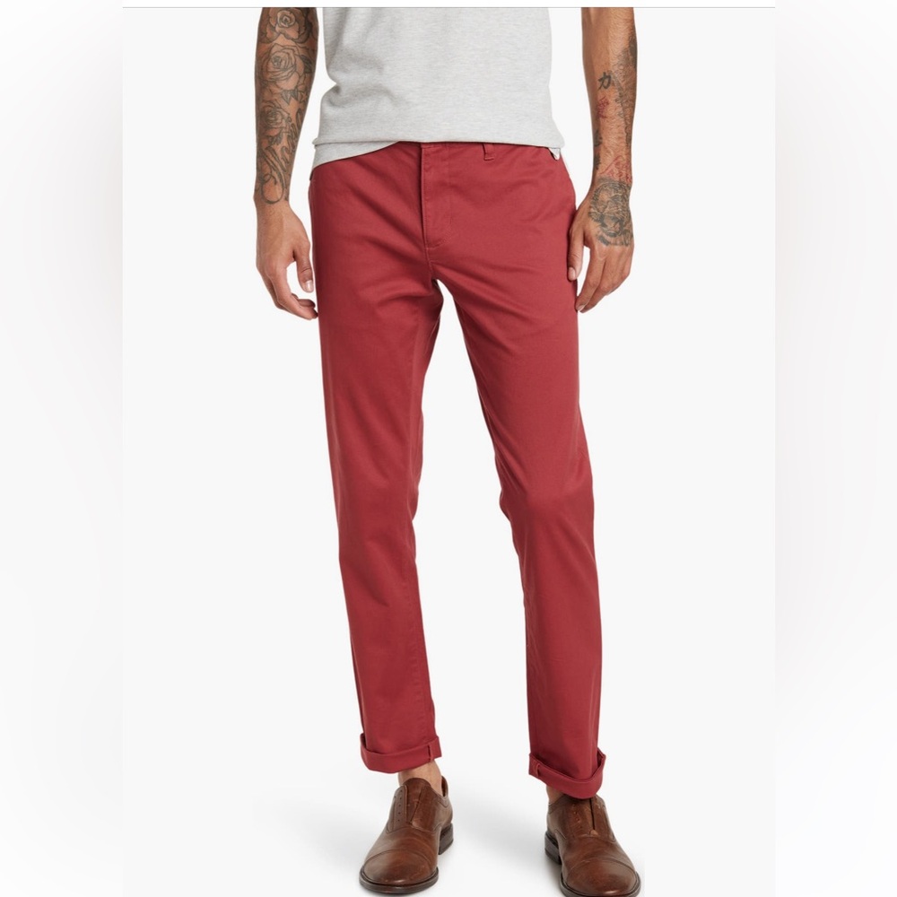 NWT 14th & Union The Wallin Stretch Twill Trim Slim Fit Chino Pants 33x32